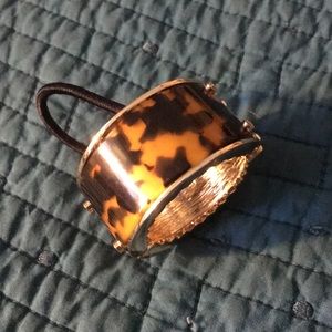 Cheetah Hair Clip with ponytail Never Used